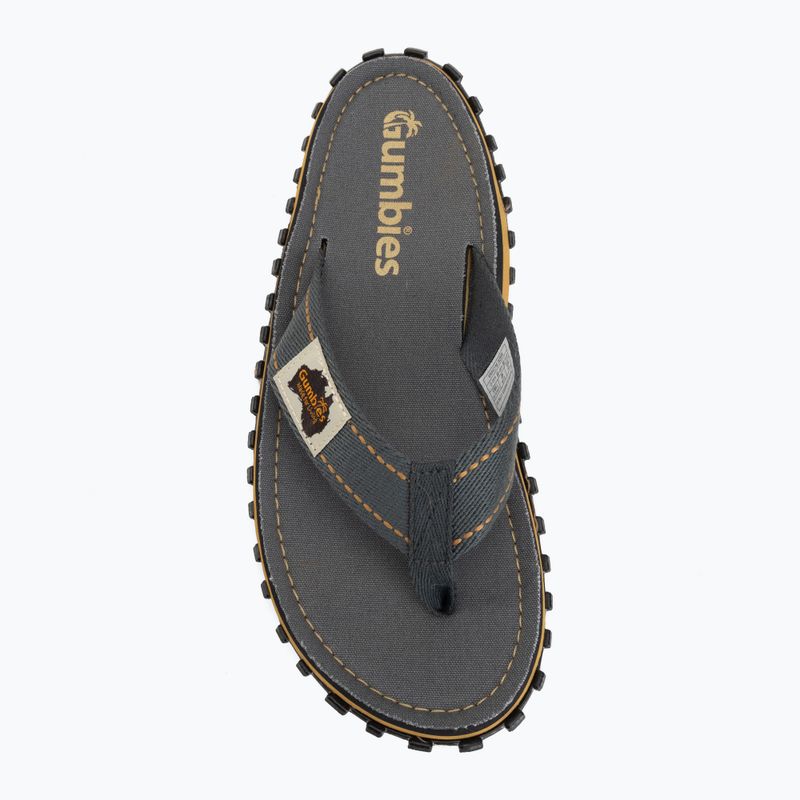 Šlepetės per pirštą Gumbies Islander grey 5