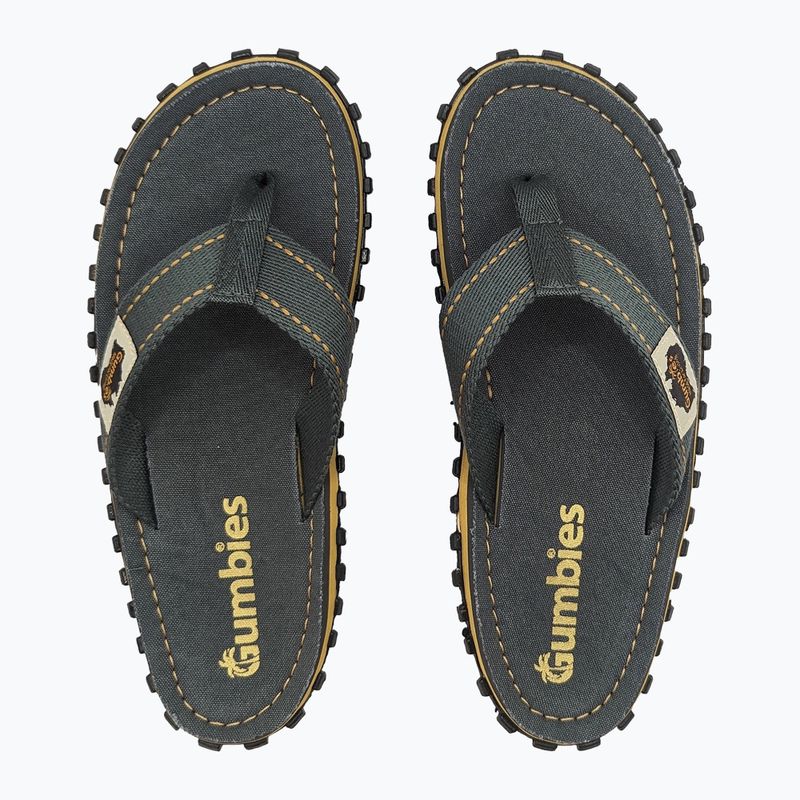 Šlepetės per pirštą Gumbies Islander grey 4