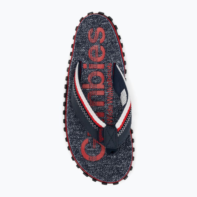 Šlepetės per pirštą Gumbies Cairns red 4
