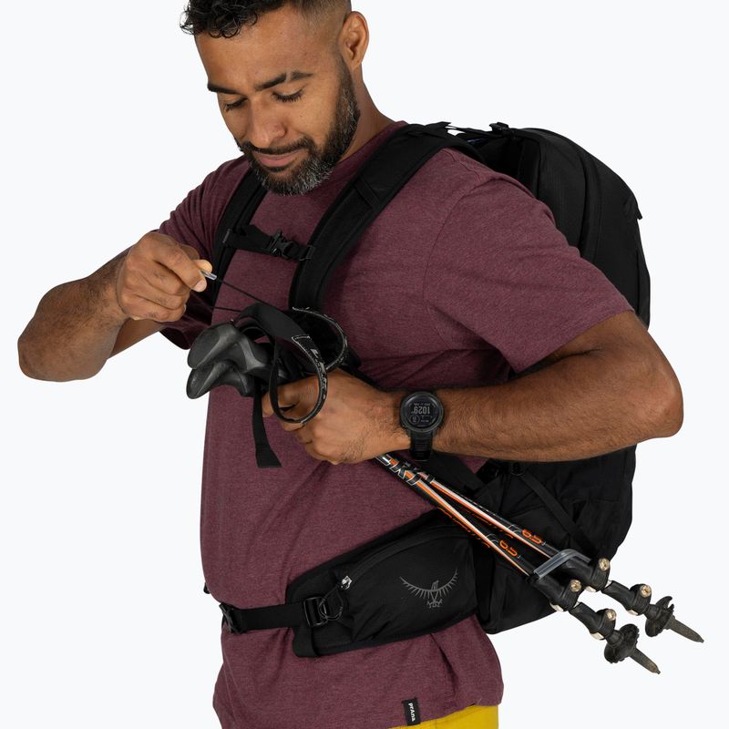 Vyriška turistinė kuprinė Osprey Talon 22 l black / coal grey 9