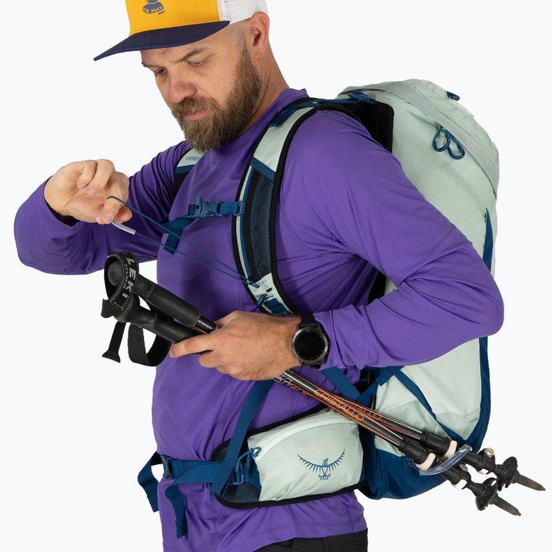 Vyriška turistinė kuprinė Osprey Talon 26 l frosty mint green / night shift 10