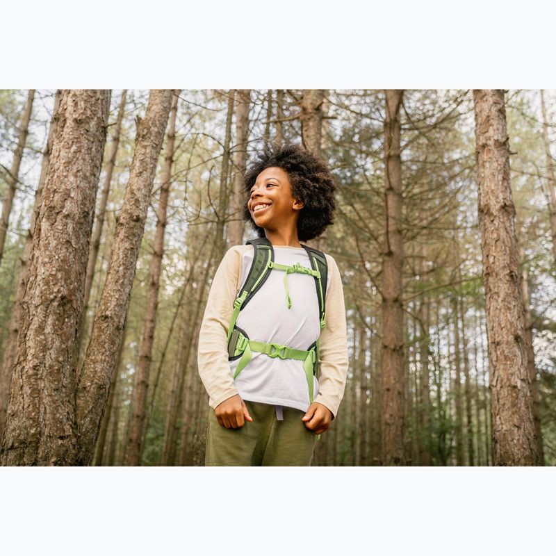 Vaikiška turistinė kuprinė Osprey Talon Jr 11 l green canopy 12