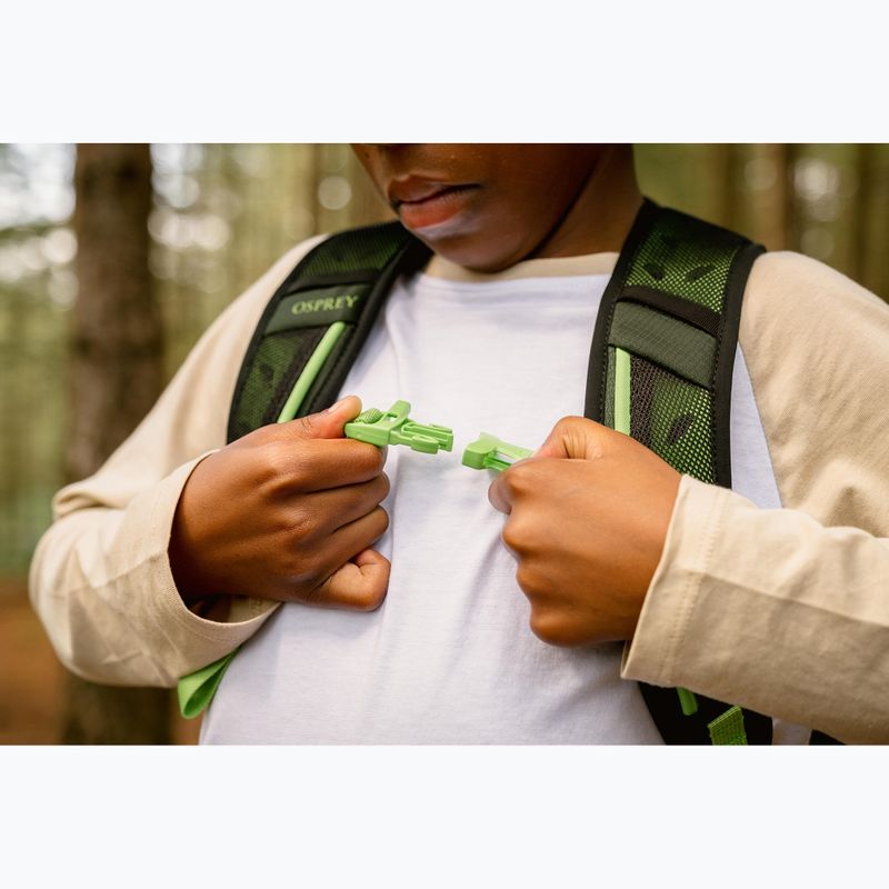 Vaikiška turistinė kuprinė Osprey Talon Jr 11 l green canopy 13