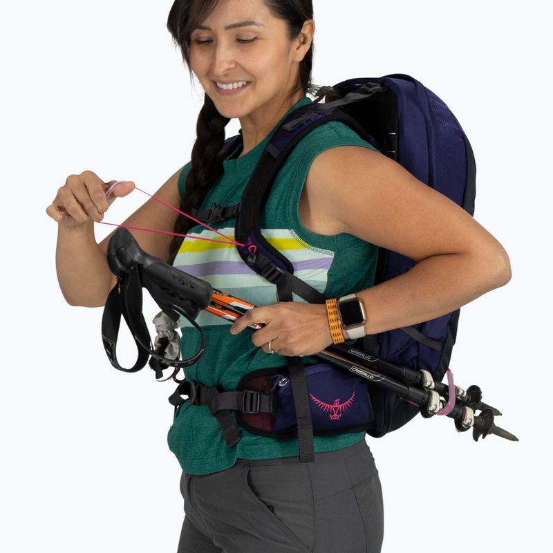 Moteriška turistinė kuprinė Osprey Tempest 11 l deep fig/ hotspot pink 7