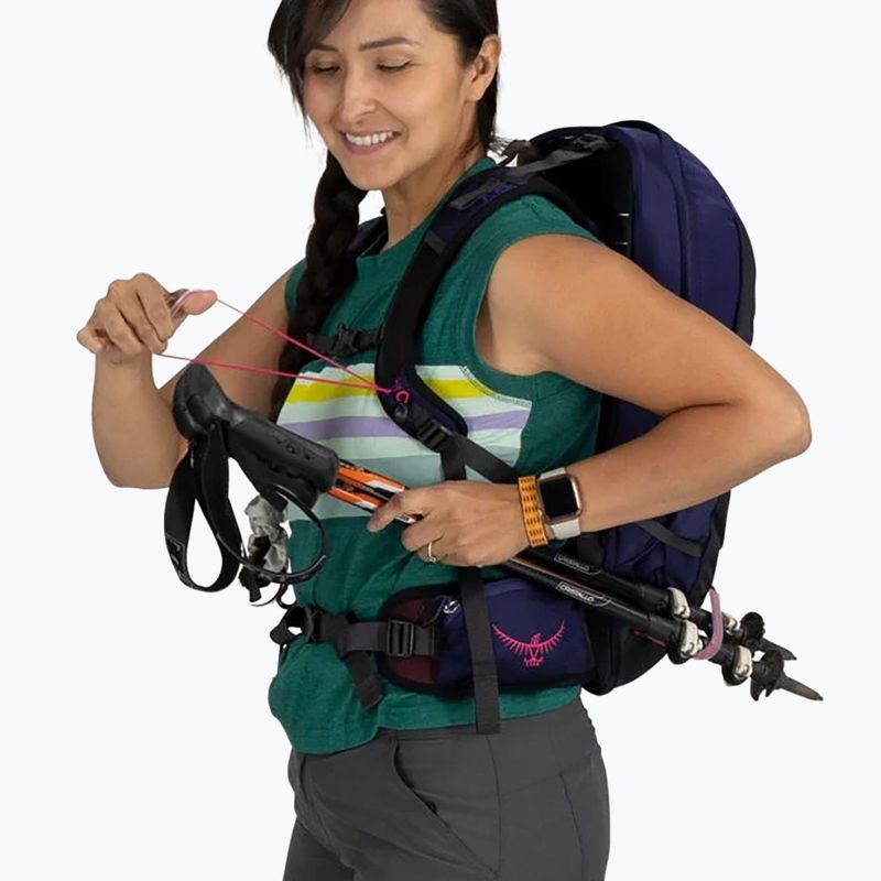 Moteriška turistinė kuprinė Osprey Tempest 11 l deep fig/ hotspot pink 8