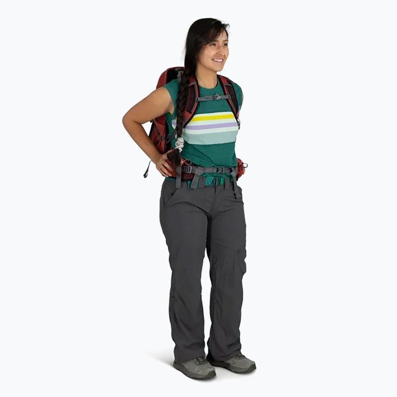 Moteriška turistinė kuprinė Osprey Tempest 22 l red pampas/coal grey 5