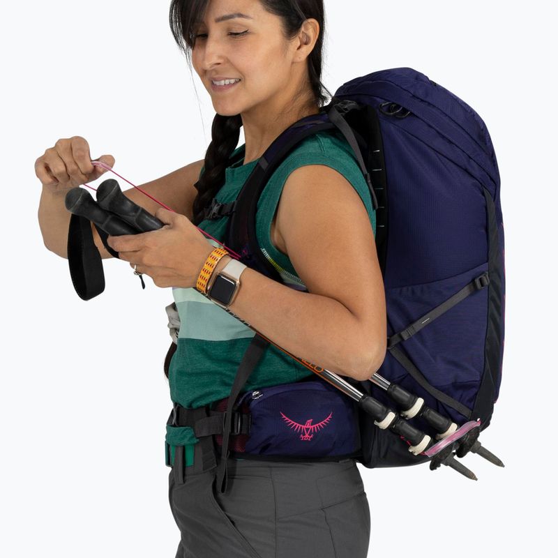 Moteriška turistinė kuprinė Osprey Tempest 26 l deep fig/ hotspot pink 8