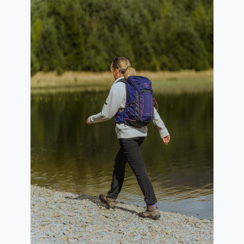 Moteriška turistinė kuprinė Osprey Tempest 26 l deep fig/ hotspot pink 10