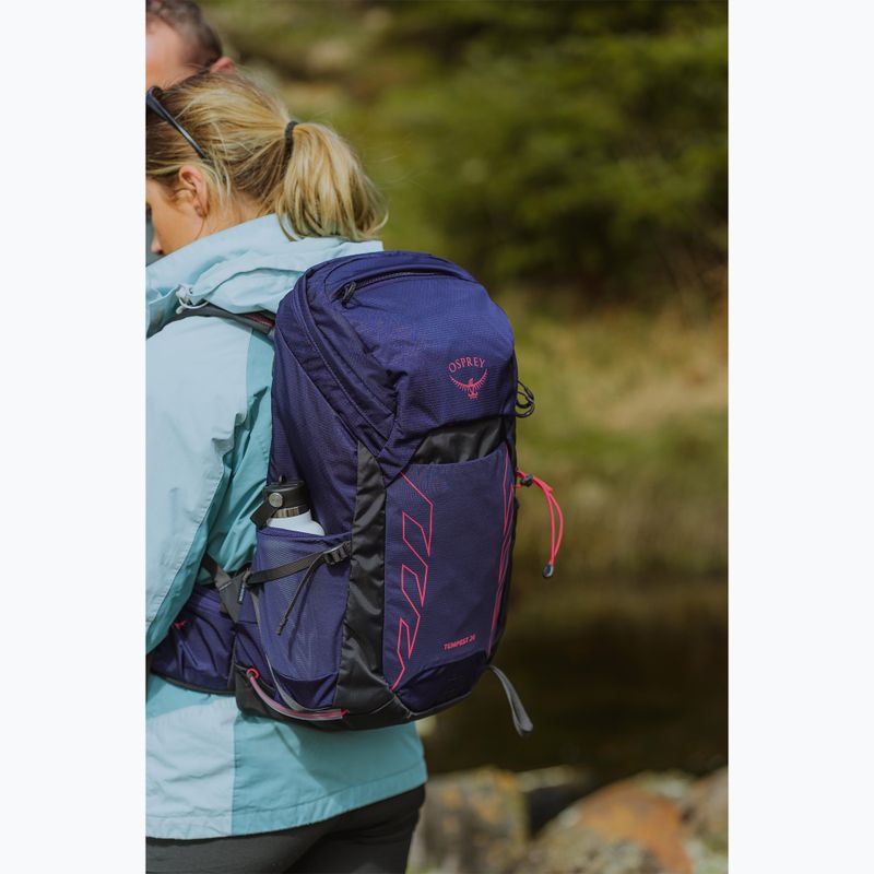 Moteriška turistinė kuprinė Osprey Tempest 26 l deep fig/ hotspot pink 14