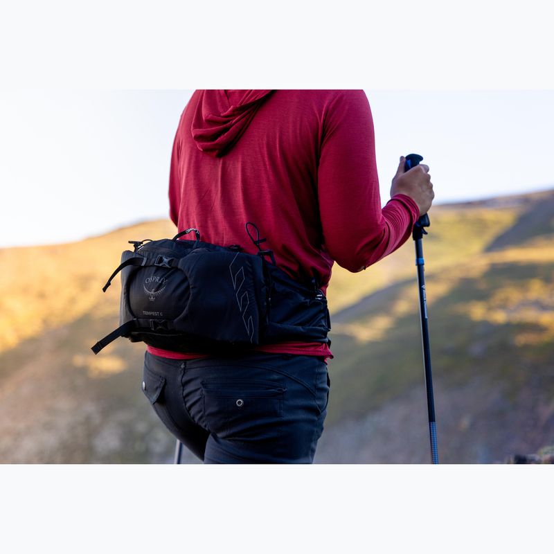 Rankinė ant juosmens Osprey Tempest 6 l black/ coal grey 9