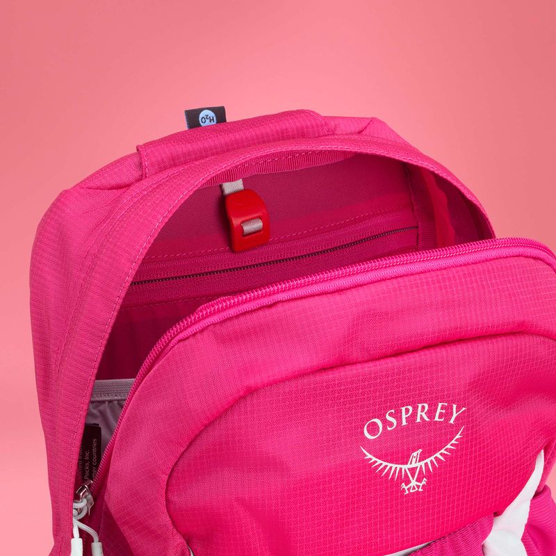 Vaikiška turistinė kuprinė Osprey Talon Jr 11 l hotspot pink 9
