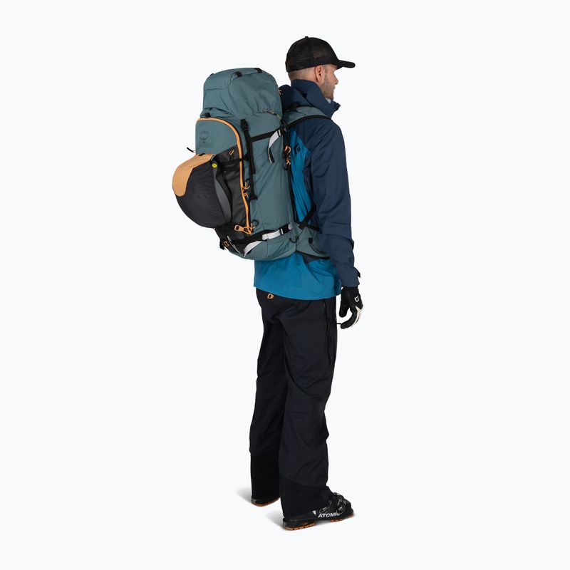 Slidinėjimo kuprinė Osprey Soelden 45 l cascade blue/raven black 8