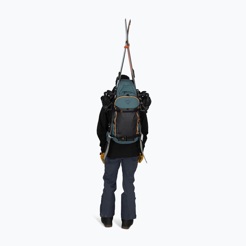Slidinėjimo kuprinė Osprey Soelden 45 l cascade blue/raven black 9