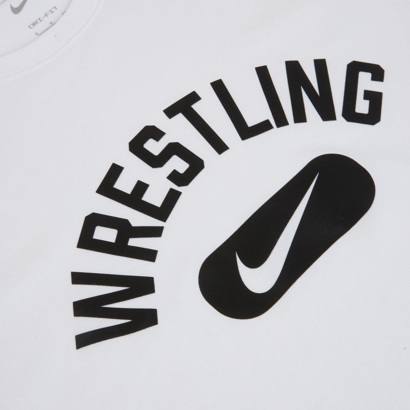 Vyriški marškinėliai Nike Wrestling Disc DFC white/black 3