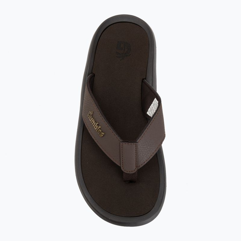 Šlepetės per pirštą Gumbies Noosa brown 5