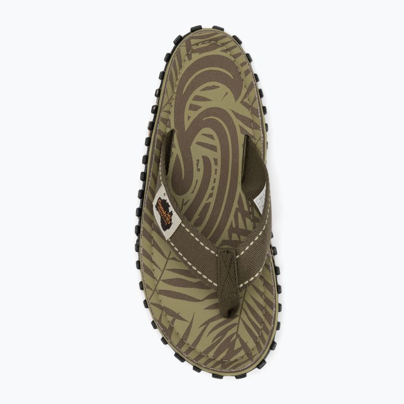 Šlepetės per pirštą Gumbies Islander khaki 5