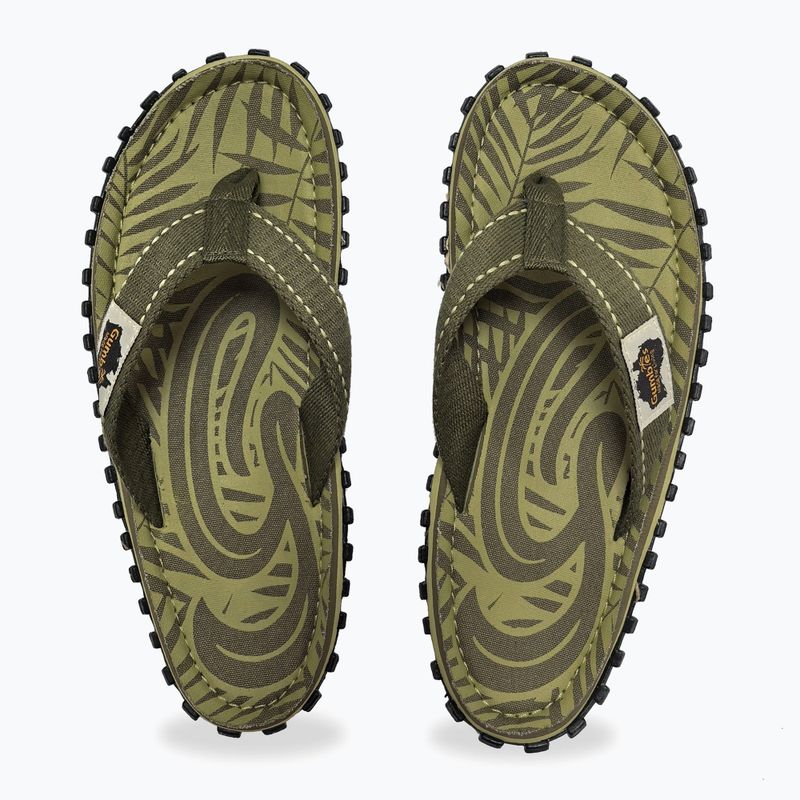 Šlepetės per pirštą Gumbies Islander khaki 3