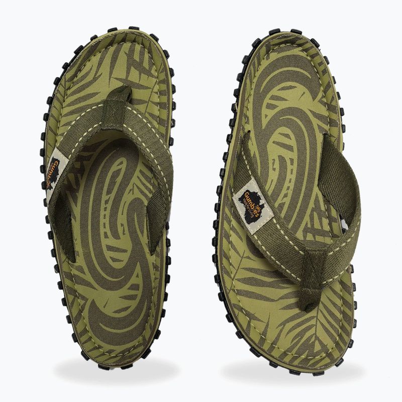 Šlepetės per pirštą Gumbies Islander khaki 4