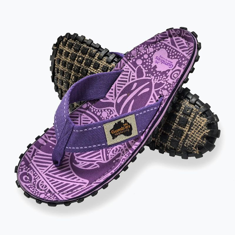 "Gumbies Islander" violetinės firminės šlepetės 6
