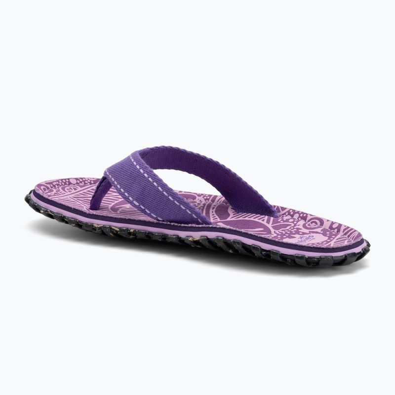 Šlepetės per pirštą Gumbies Islander purple signature 3