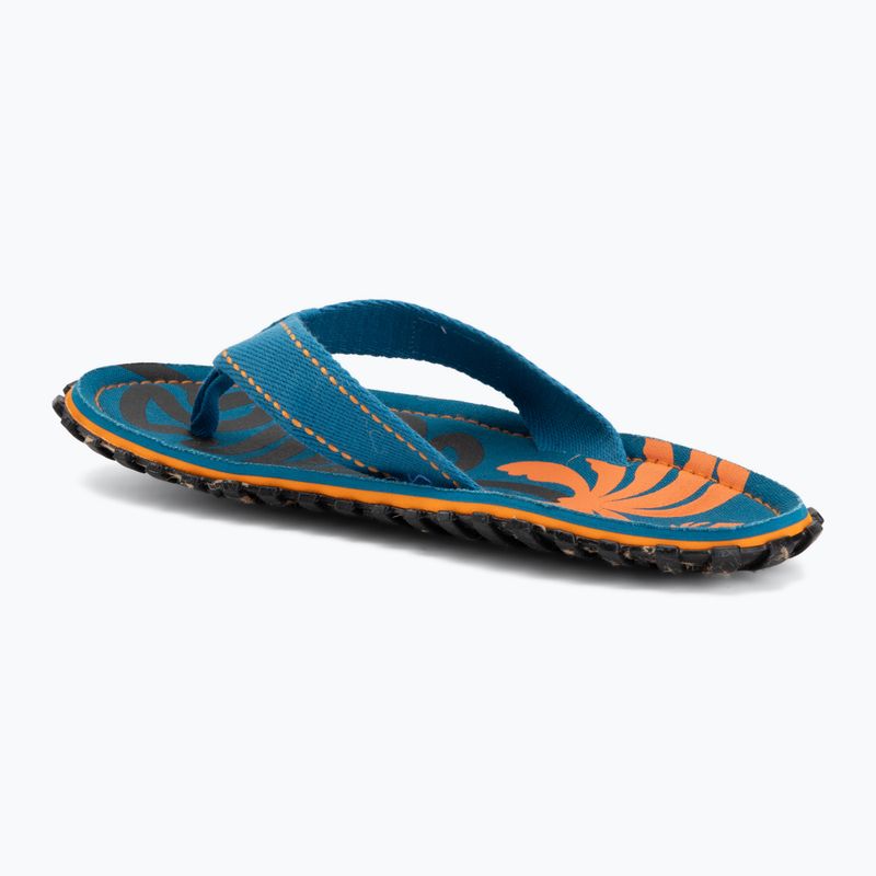 Šlepetės per pirštą Gumbies Islander blue palmetto 3