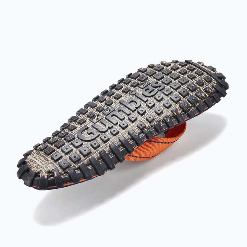 Šlepetės per pirštą Gumbies Islander tangerine burst 3