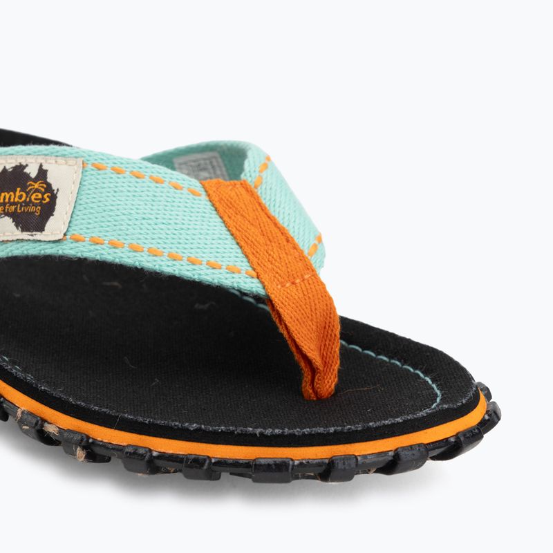 Šlepetės per pirštą Gumbies Islander tricolor black 7
