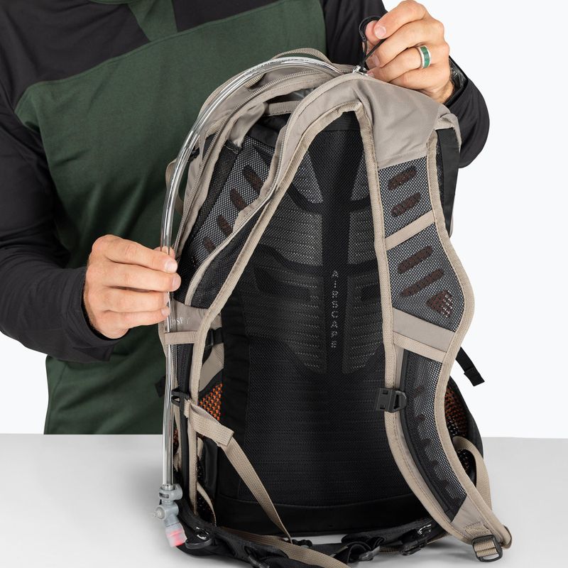 Dviračio kuprinė Osprey Raptor 14 + minkštas butelis 2.5 l pediment grey 14