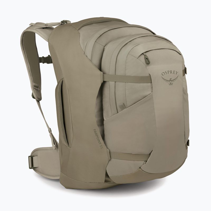 Turistinė kuprinė Osprey Farpoint 55 l sawdust tan 2