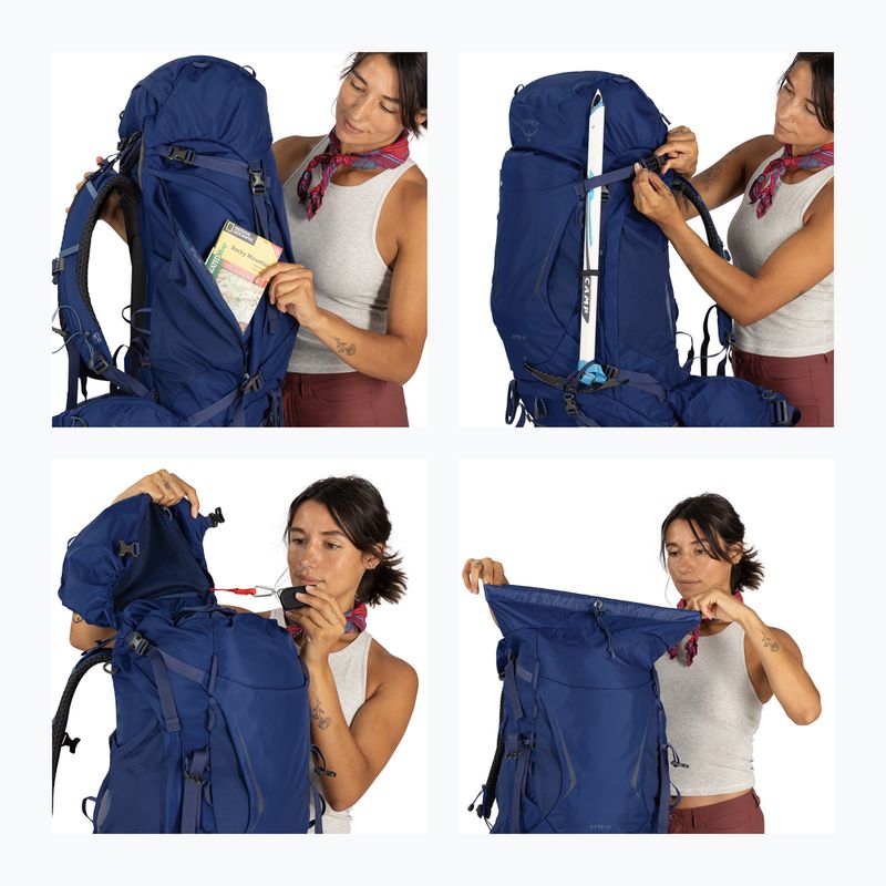 Turistinė kuprinė Osprey Kyte 48 l serenity blue 13