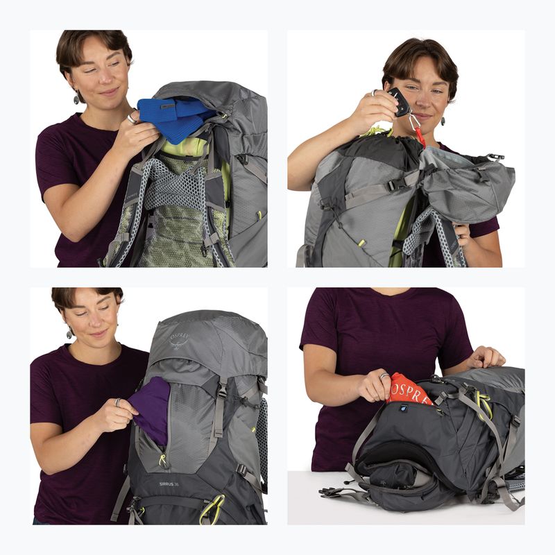 Moteriška turistinė kuprinė Osprey Sirrus 36 l medium grey 14