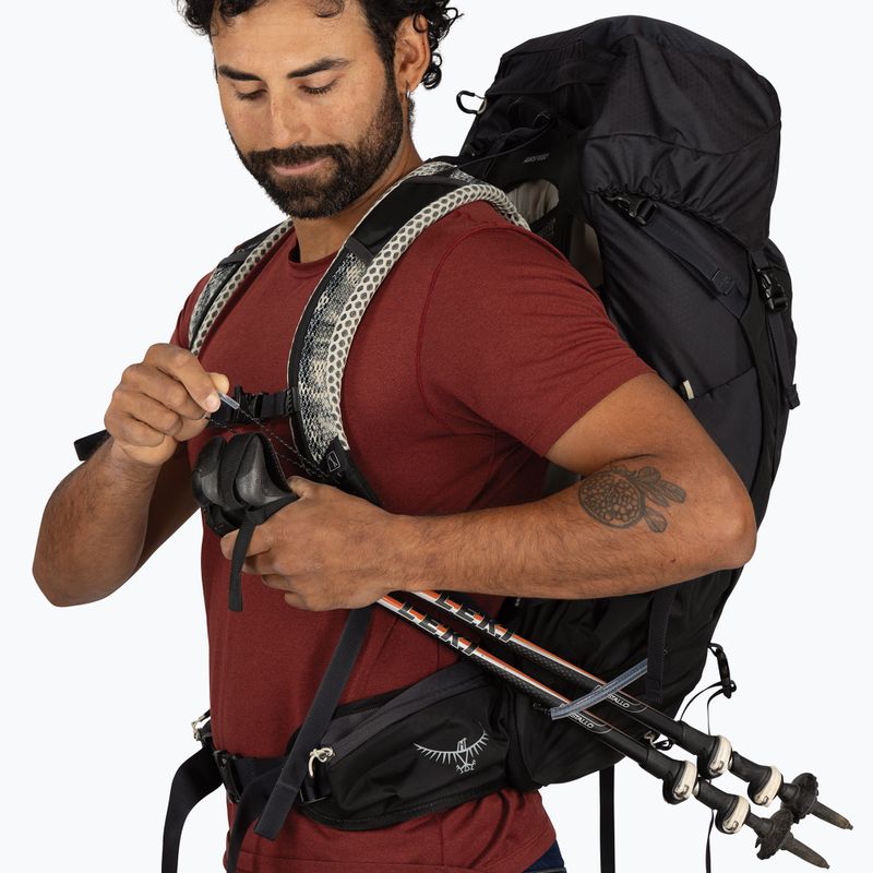 Vyriška turistinė kuprinė Osprey Stratos 36 l raven black 12