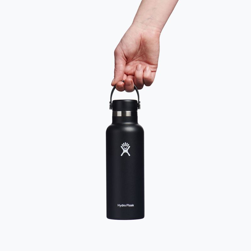 Hydro Flask Standard Flex 530 ml terminis butelis, juodas S18SX001 5