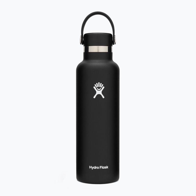 Turistinis butelis "Hydro Flask Standard Flex" 620 ml, juodas