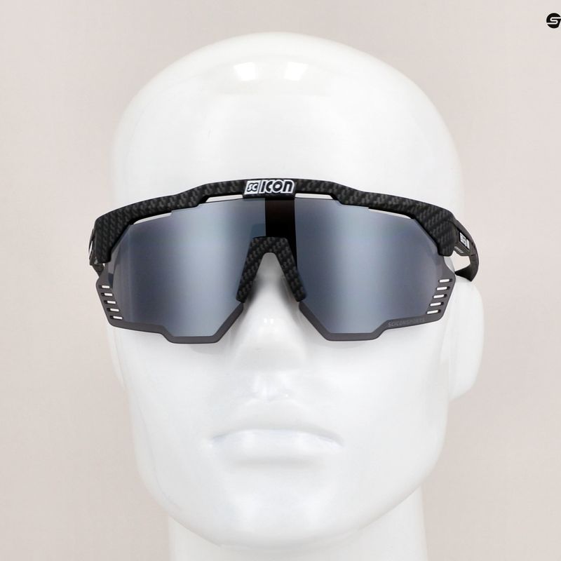 SCICON Aeroshade Kunken carbon matt/scnpp multimirror silver akiniai nuo saulės EY31081200 8