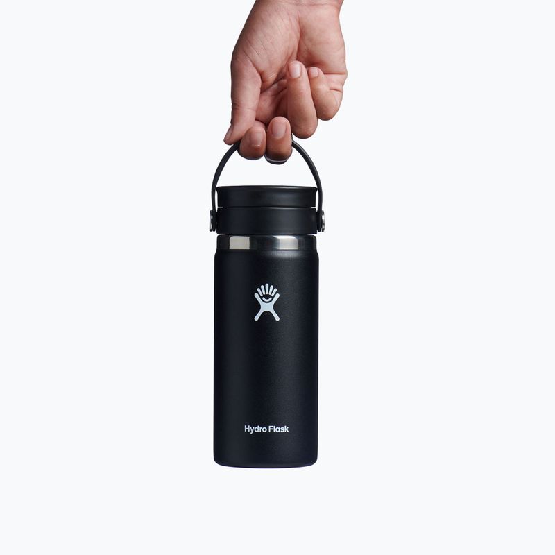 Hydro Flask Wide Flex Sip terminis buteliukas 470 ml, juodas W16BCX001 6