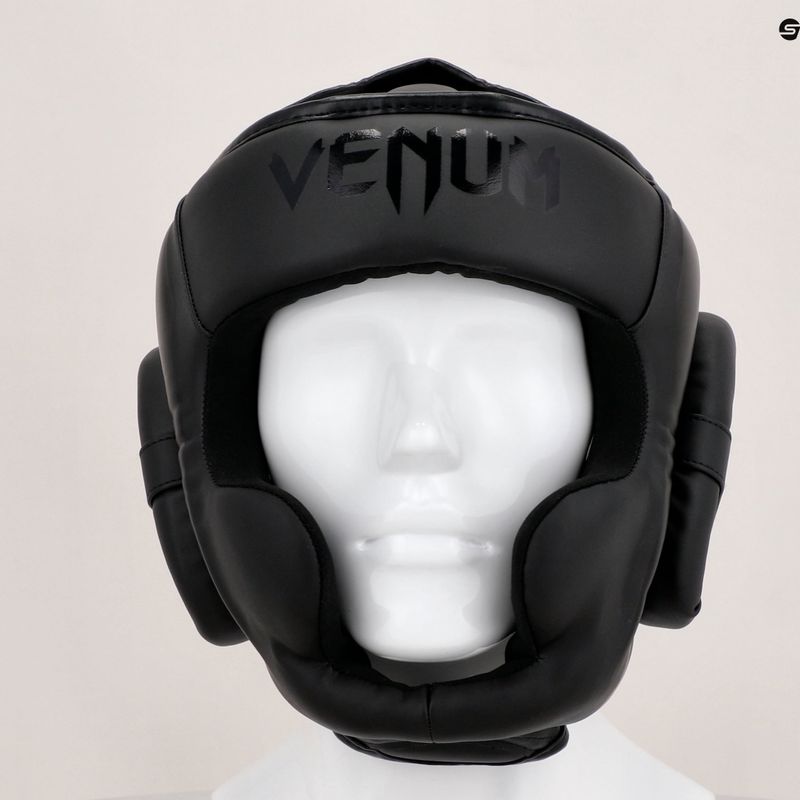 Venum Elite bokso šalmas juodas VENUM-1395 10