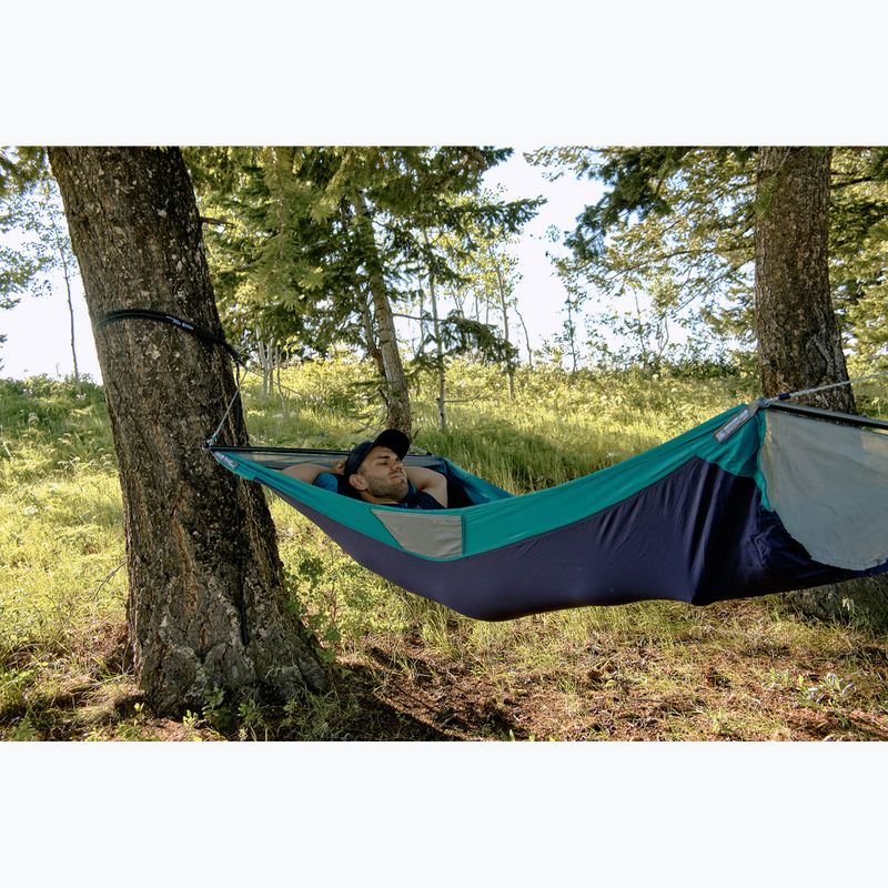 Turistinis hamakas ENO SkyLoft seafoam/navy 15