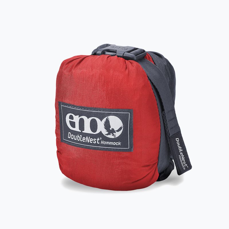 ENO Double Nest turistinis hamakas raudonas DN004 2