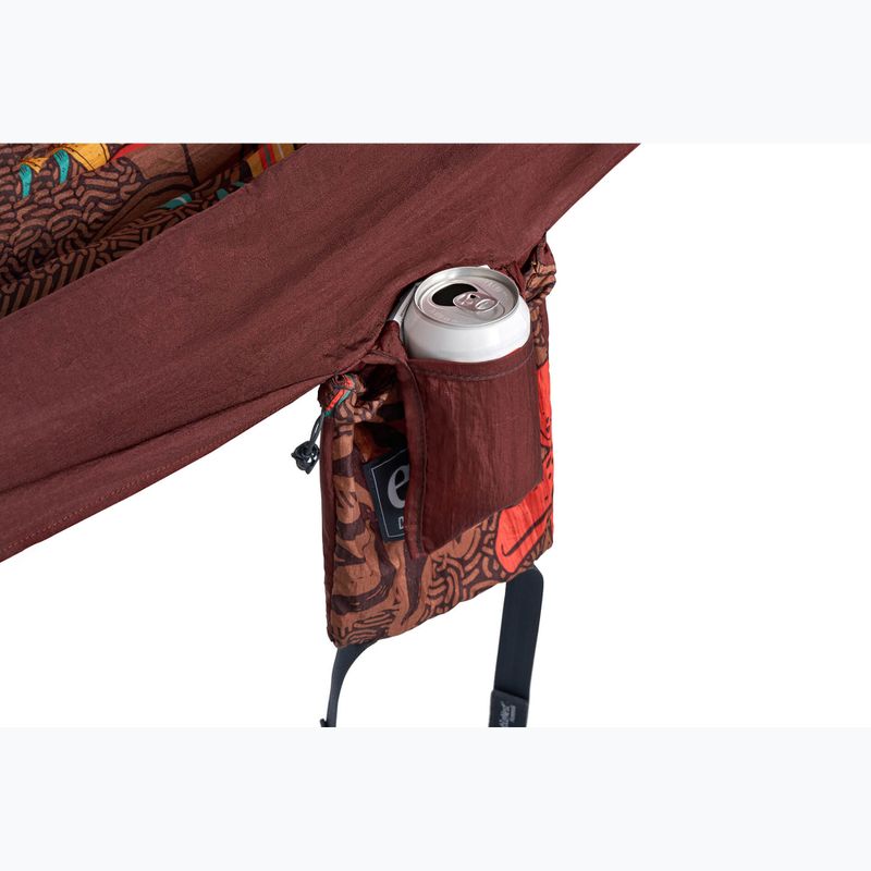 Turistinis hamakas ENO DoubleNest Print tropic/merlot 2