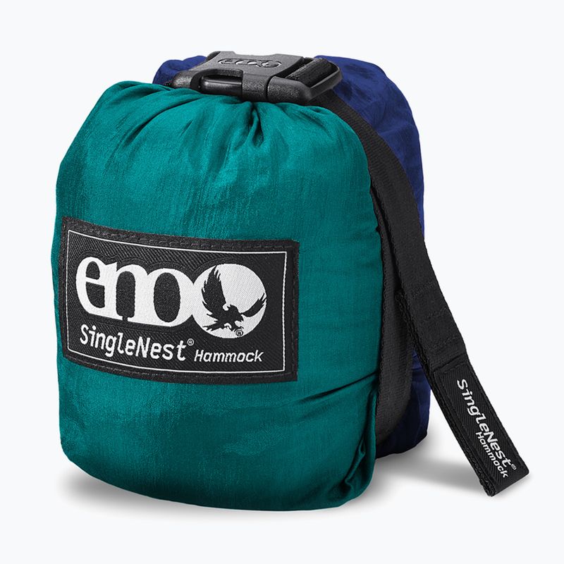 Turistinis hamakas ENO SingleNest seafoam / navy 4