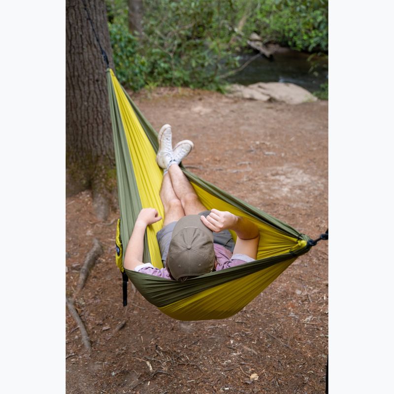 Turistinis hamakas ENO Single Nest melon/olive 3