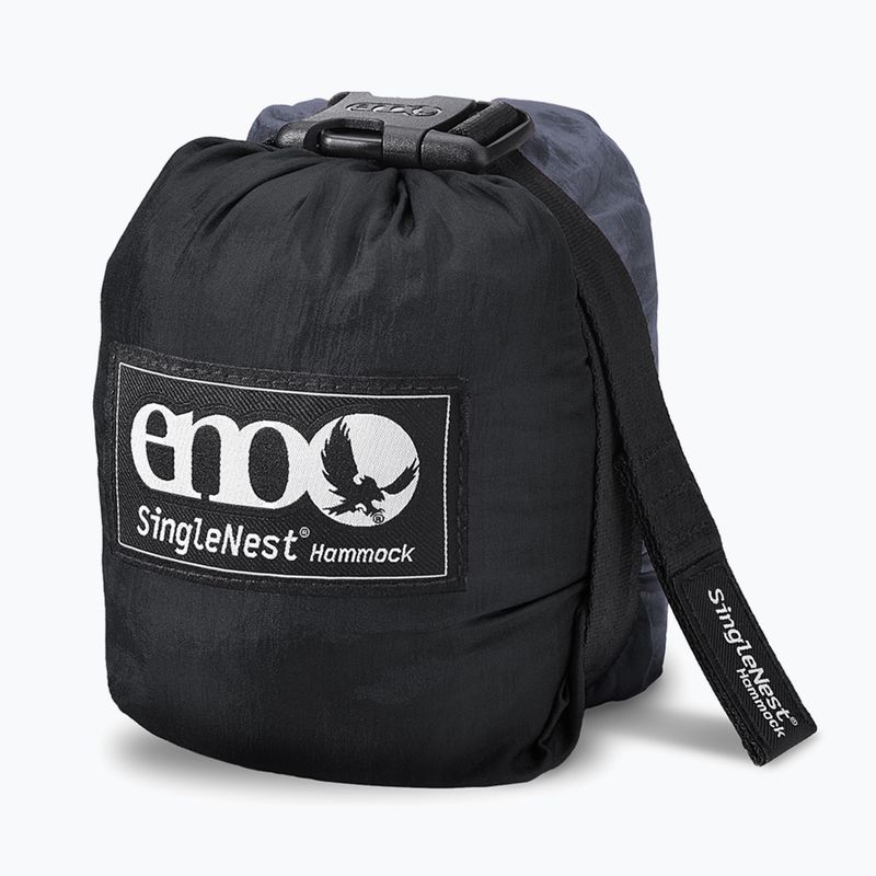 Turistinis hamakas ENO SingleNest black / charcoal 4