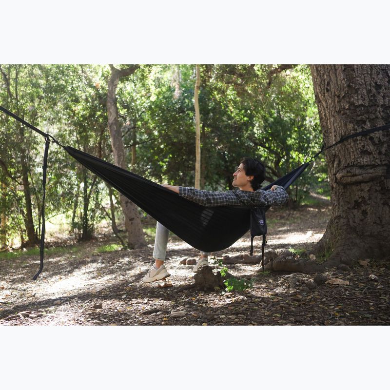 Turistinis hamakas ENO SingleNest black / charcoal 5