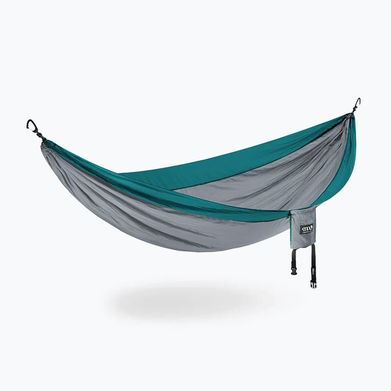 Turistinis hamakas ENO Single Nest grey/seafoam