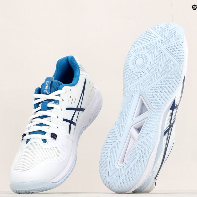 ASICS moteriški rankinio bateliai Gel-Tactic white/indigo blue 12