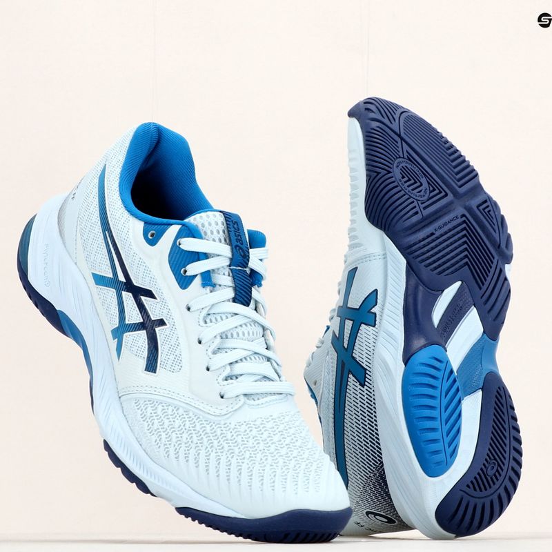 ASICS moterų tinklinio bateliai Netburner Ballistic FF 3 sky/indigo blue 15