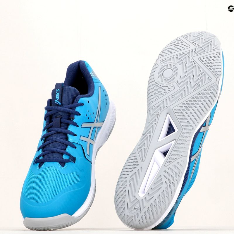 ASICS Gel-Tactic island blue/pure silver vyrų rankinio bateliai 12