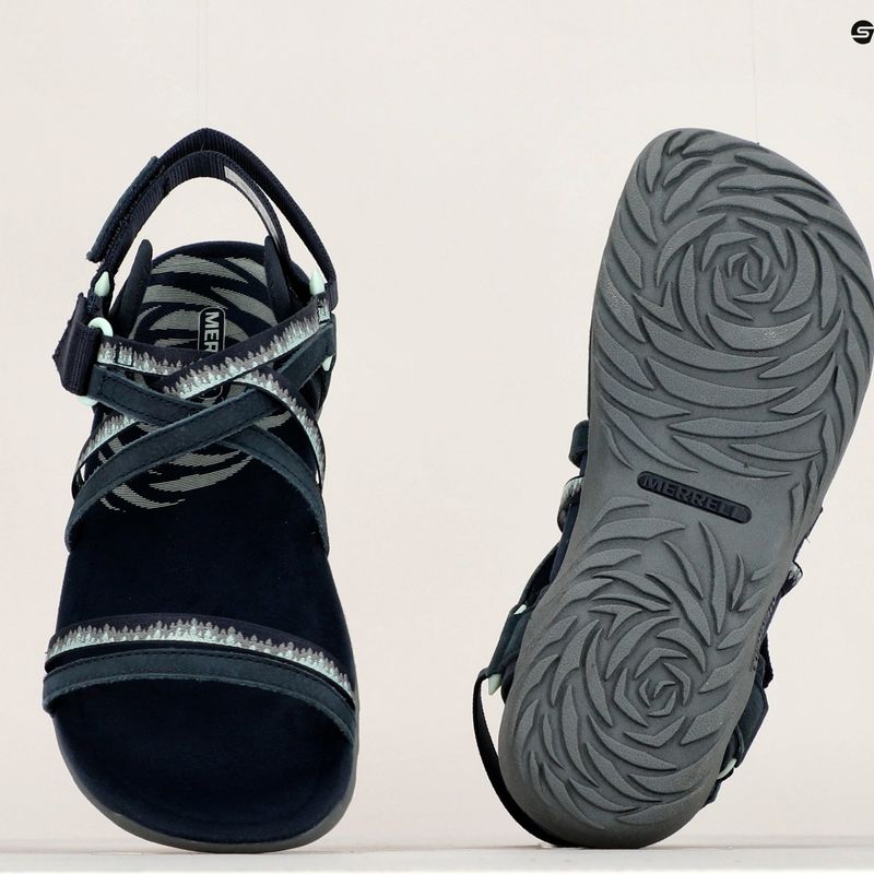 Merrell Terran 3 Cush Lattice moteriški žygio sandalai tamsiai mėlyni J002718 19