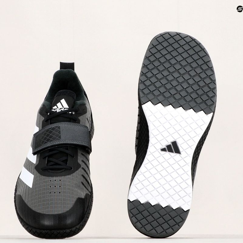 adidas The Total pilkai juodi treniruočių bateliai GW6354 23